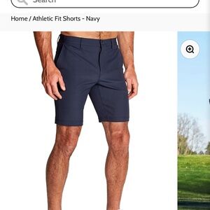 Men's Athletic Navy Shorts